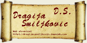 Dragija Smiljković vizit kartica